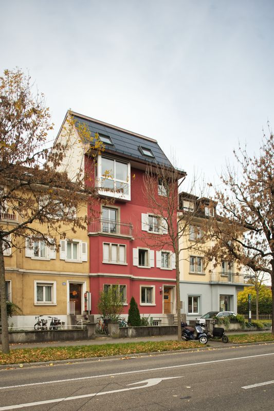 Umbau & Aufstockung Mehrfamilienhaus, Basel – Strassenraum Projekt